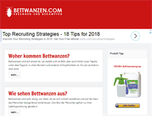 Tablet Screenshot of bettwanzen.com